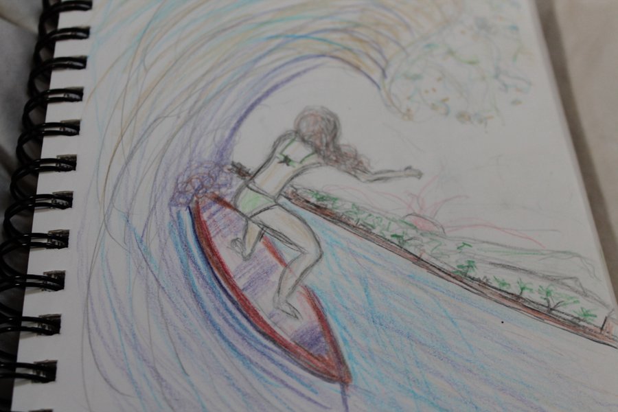 Surfer sketch