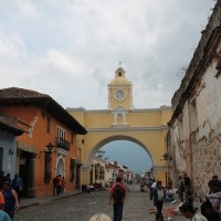 Landmark arch which is featured in a lot of Antigua art.