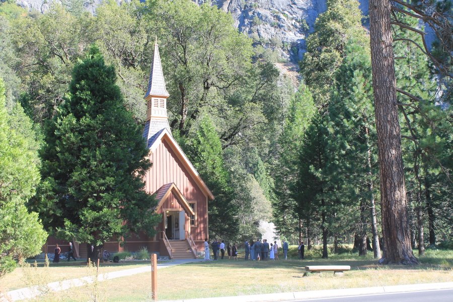 I guess Yosemite is a destination wedding spot. What would Yosemite Sam think? 