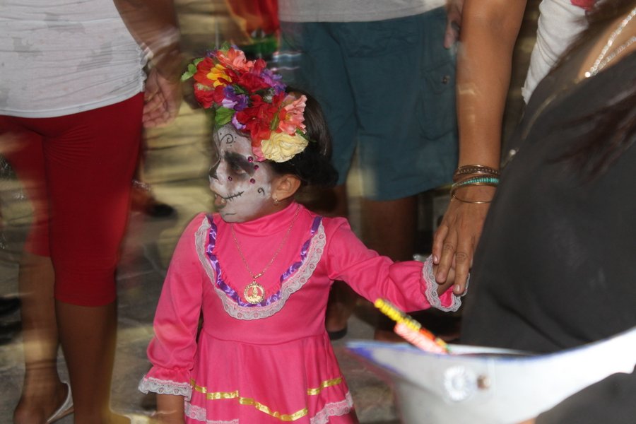 The baby girl skulls whose necks seem barely able to hold the flower crown up have my heart - all of it. 